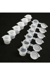 10 Adet Sızdırmaz Akrilik Yağlı Boya Paleti Plastik Malzeme 3 Ml