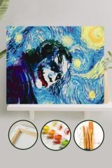 Sayılarla Boyama Tuval Seti Fırça Boya Dahil (Çıtalı) 40x50 CM - Joker